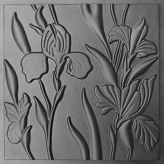Gypsum *IRIS* 3D Decorative Wall Panels 1 pcs ABS Plastic mould for Plaster 