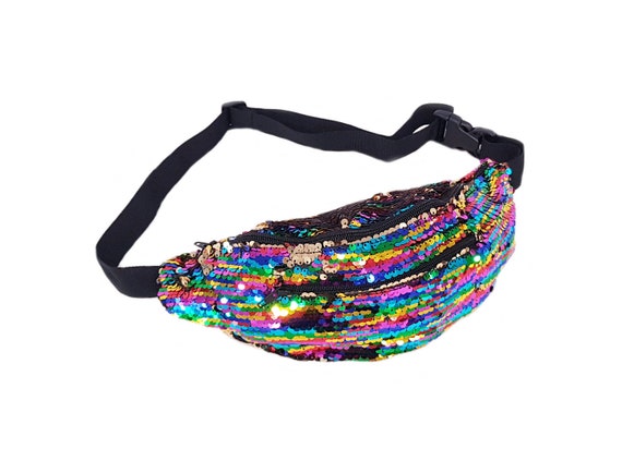 sequin bum bag