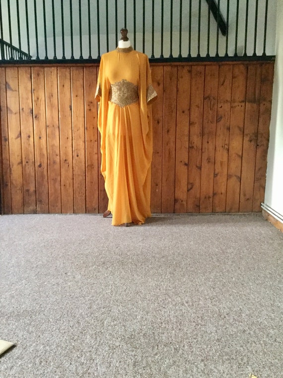 gold maxi dress uk