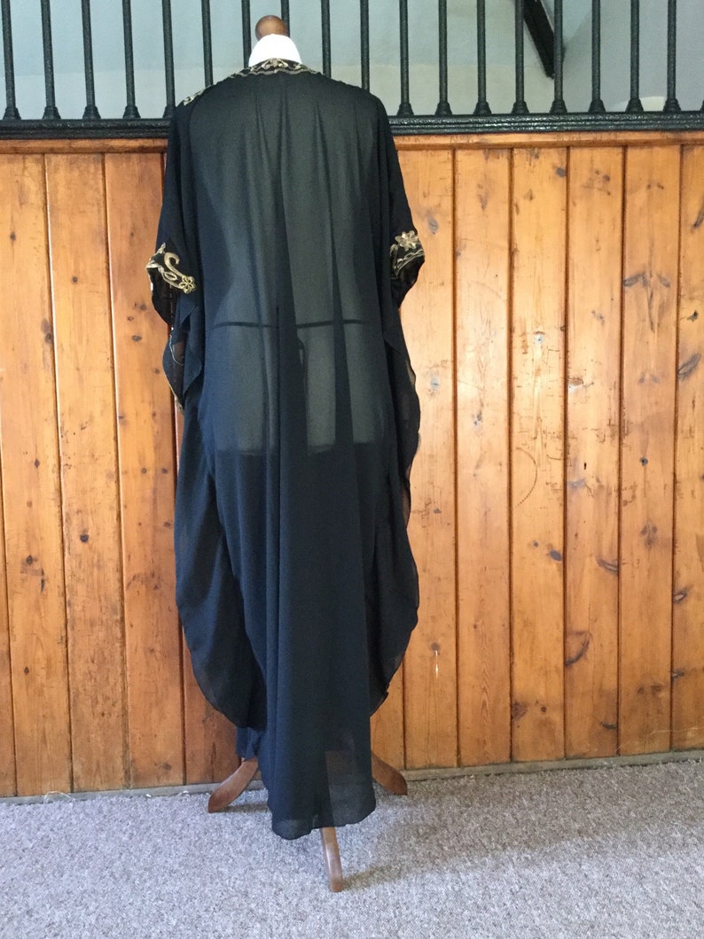 Black Kaftan / Plus Size Kaftan /maternity Dress/ Arabian Etsy