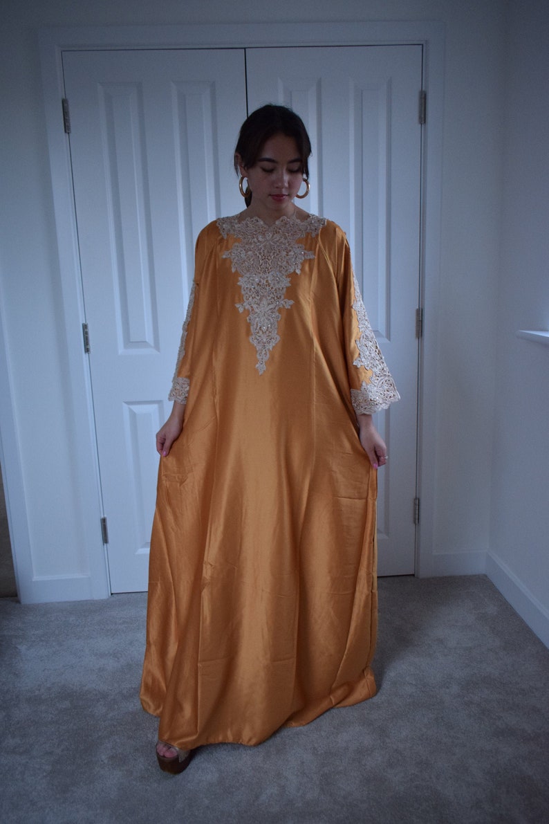 mustard gown