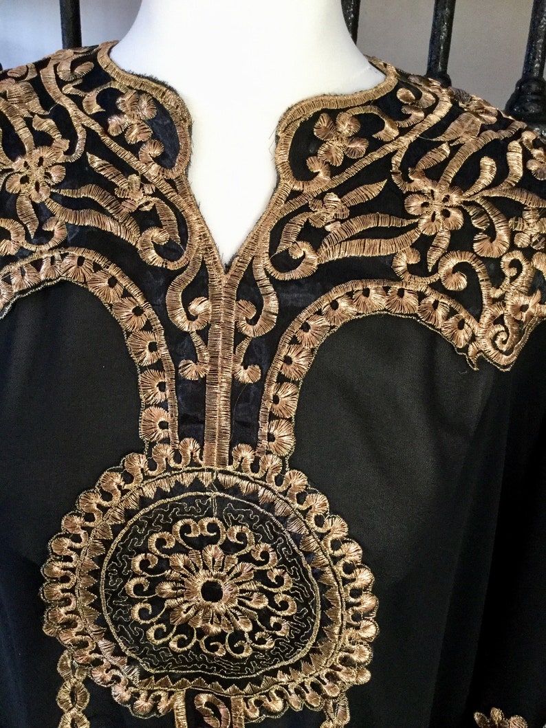 Black Kaftan / Plus Size Kaftan /maternity Dress/ Arabian Etsy