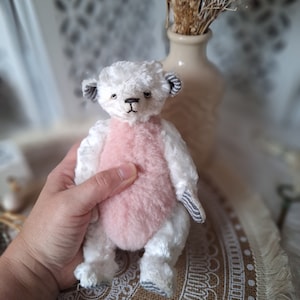 teddy bear artist alpaca viscose handmade collectible gift
