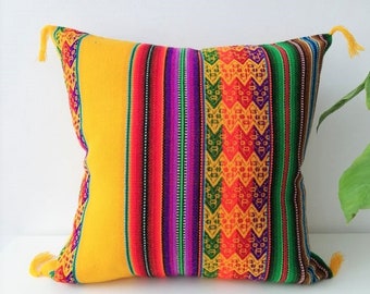 Peruvian pillow, boho pillows, bohemian pillows, bohemian pillow cover, boho pillow, ethnic pillows, southwestern decor, peruvian cover