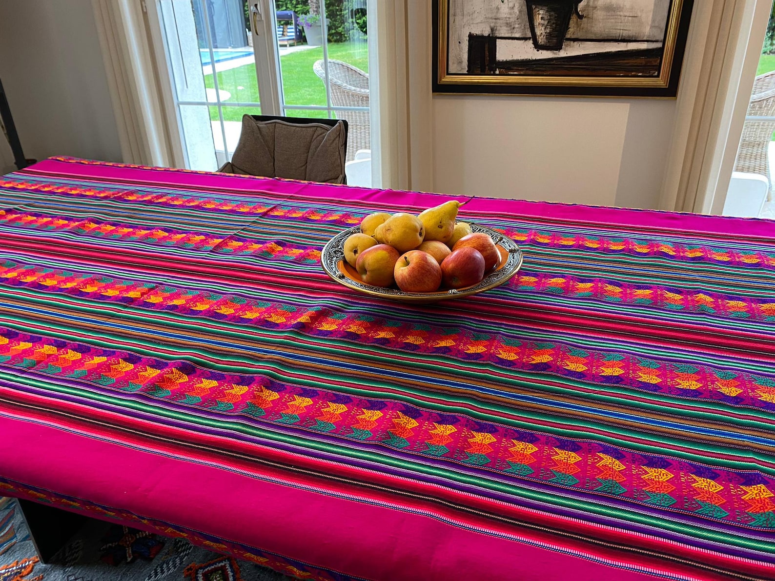 Mexican Tablecloth Mexican Table Cloth Bohemian Tablecloth Etsy