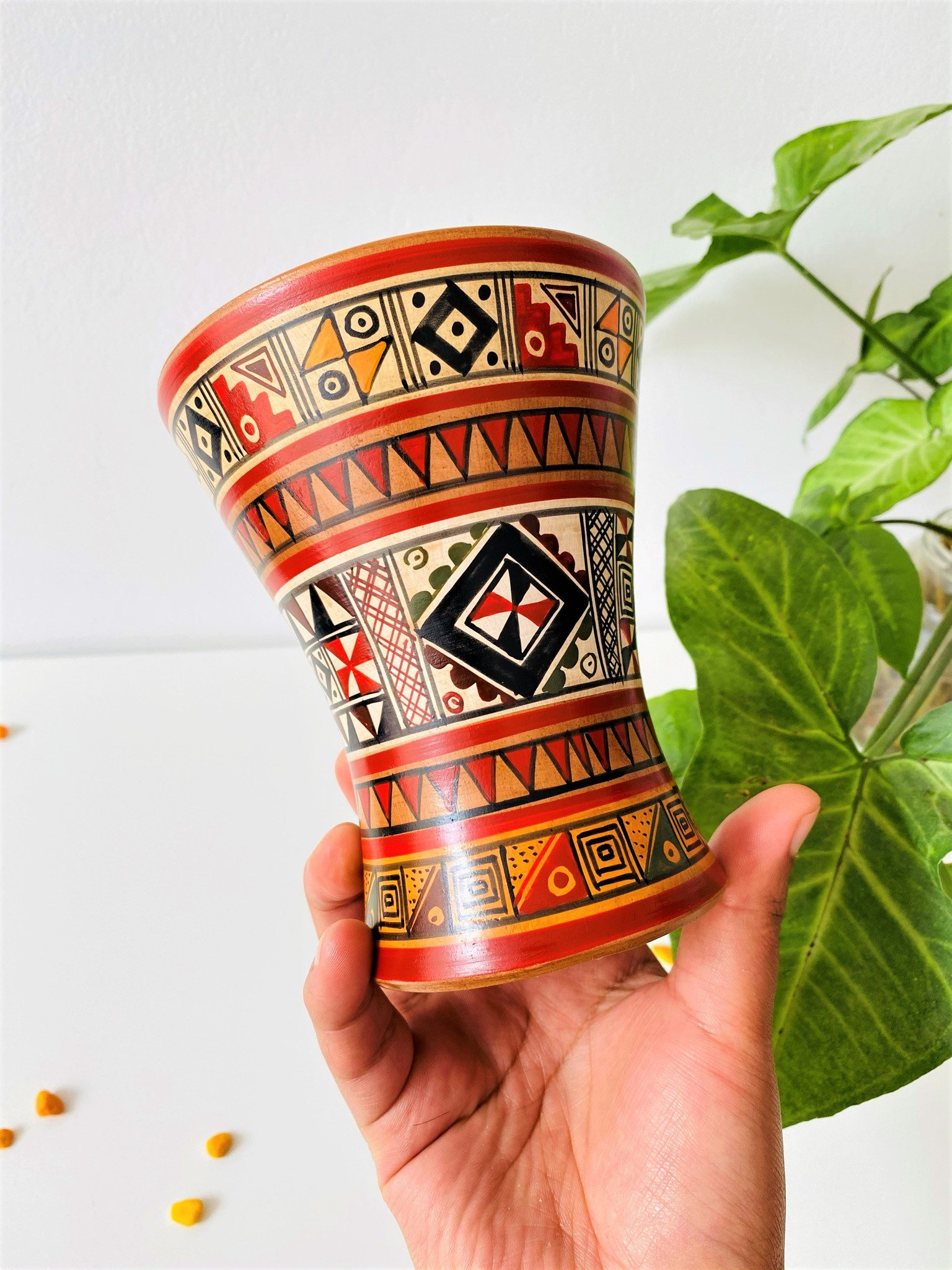 ペルー　装飾皿　花瓶　セット ペルー、パブロ・ヴィルチェス作のテラコッタ花瓶 - Etsy 日本