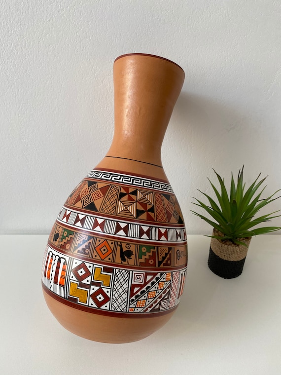 Vase Peru Peruvian Art Peruvian Decor Pottery - Etsy Finland