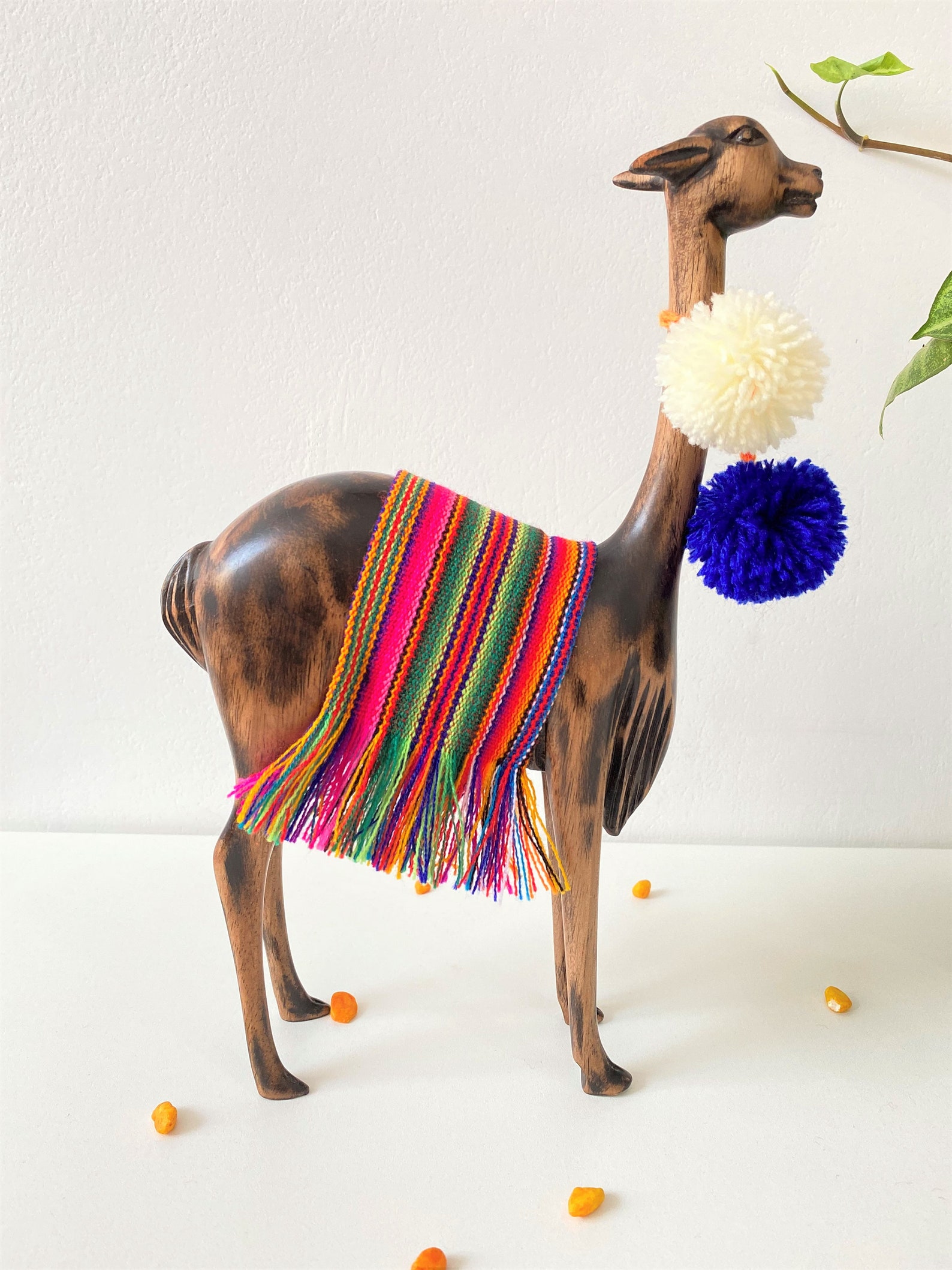 Peruvian art llama statue llama figurine alpaca figurine | Etsy