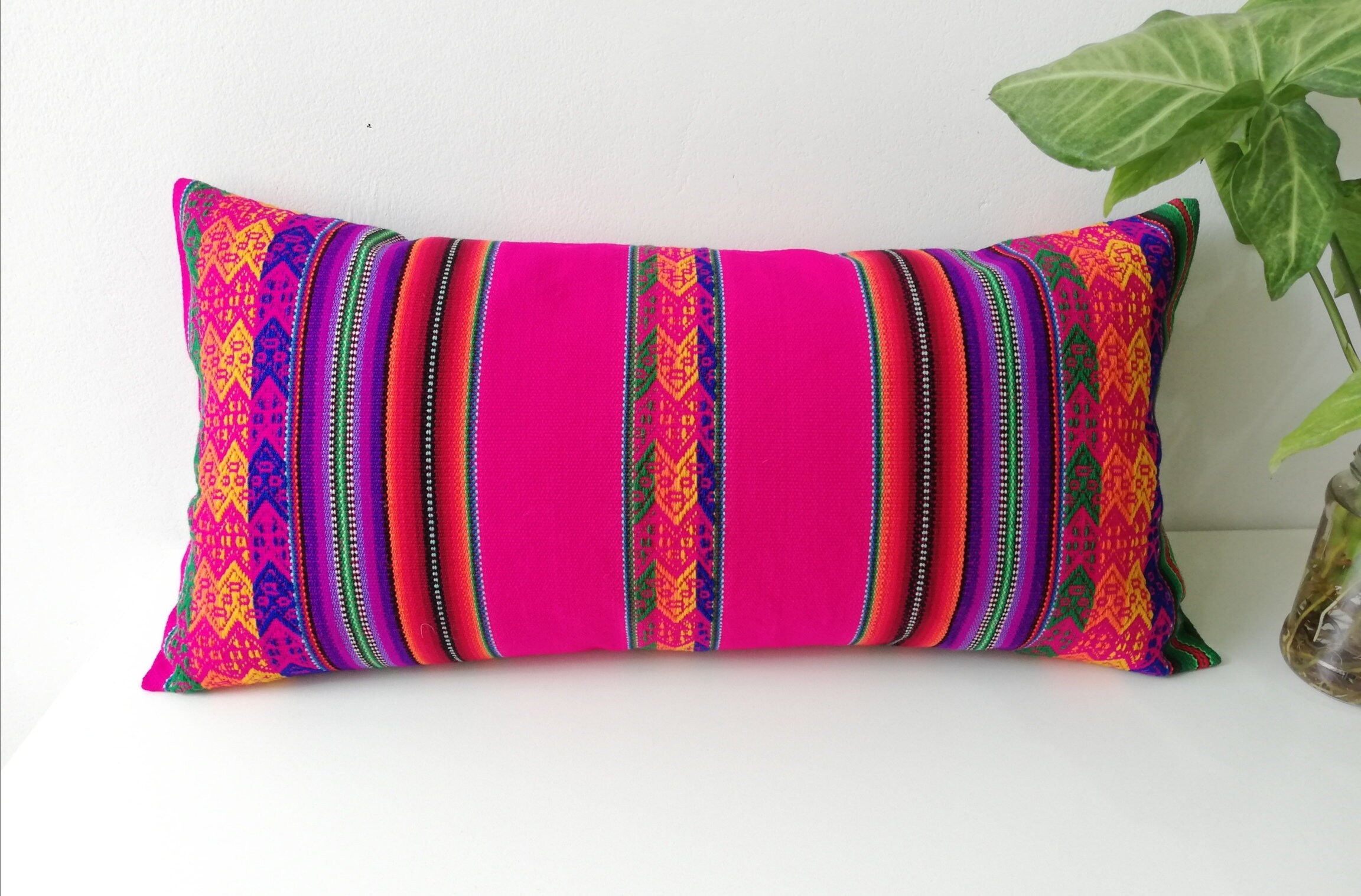 Temple Mexican Lumbar Pillow - Nakawe Trading