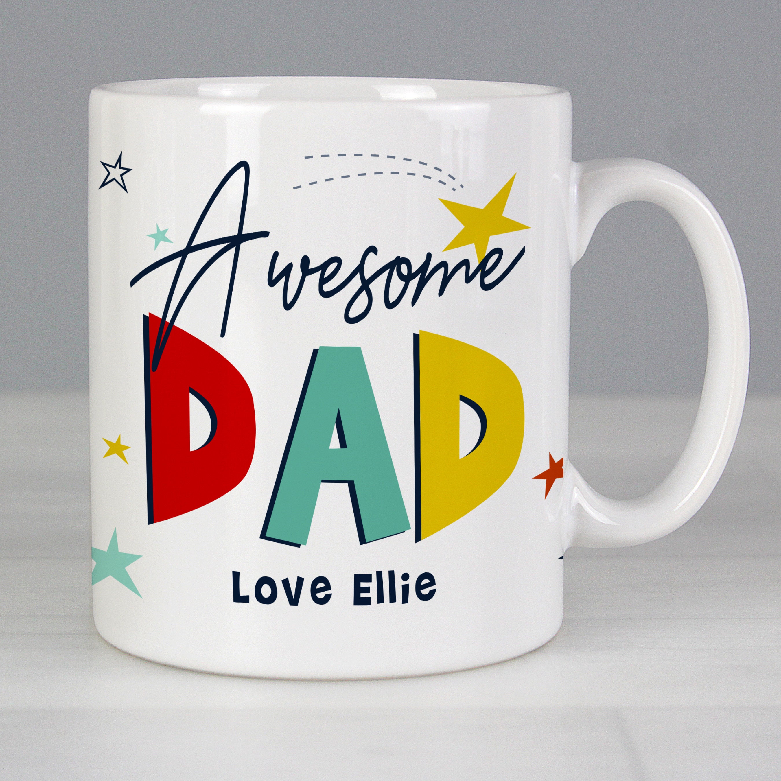 Awesome Dad Personalise Ceramic Coffee Mug Tea Cup - Etsy UK