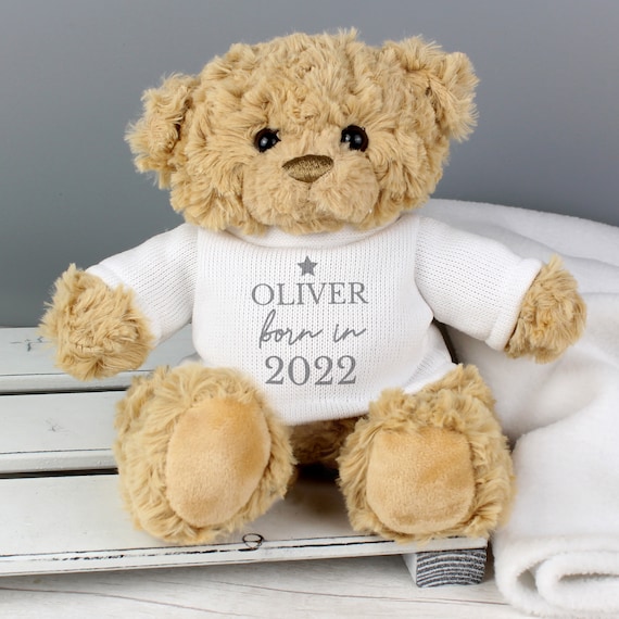 Personalised teddy cheap for baby girl