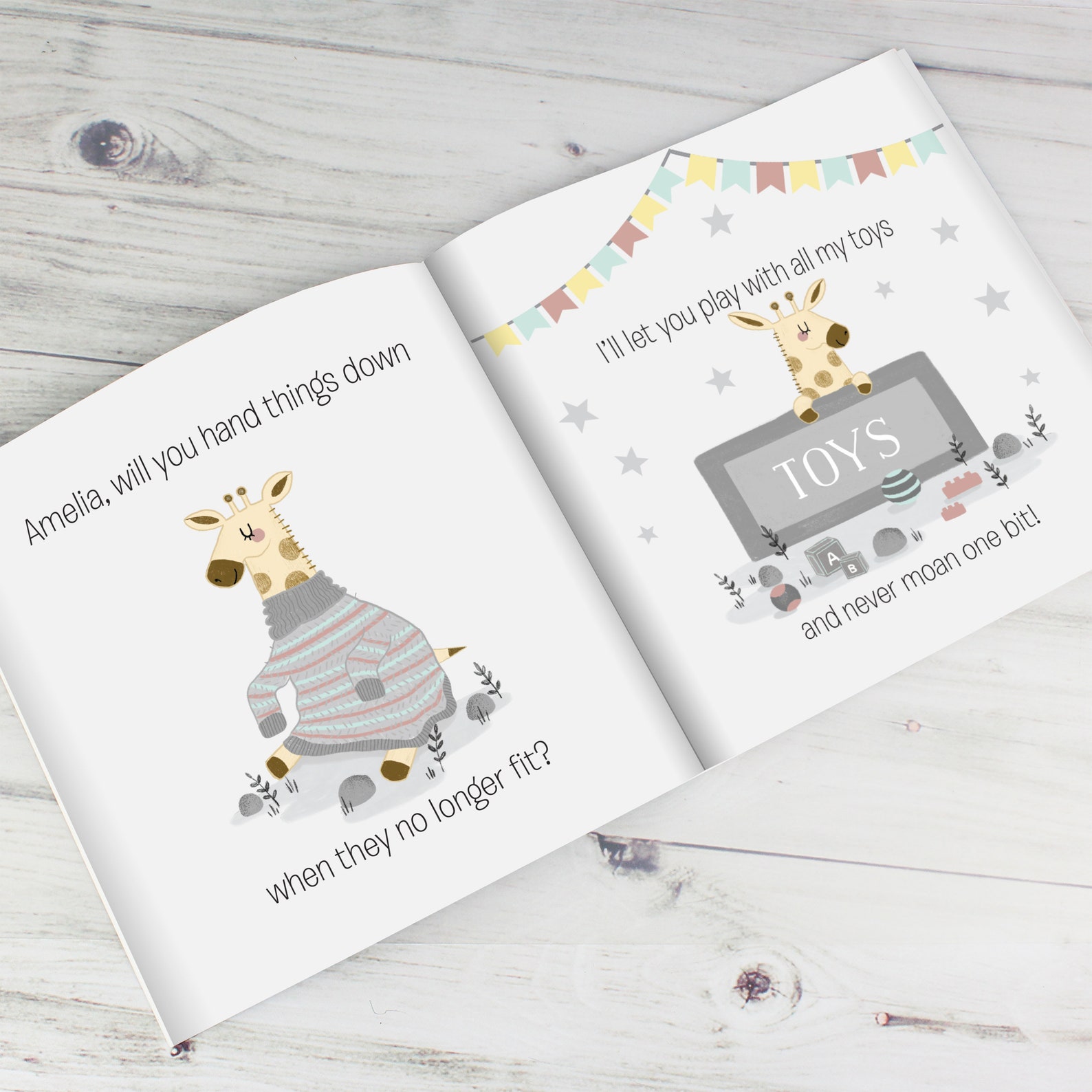 Personalised Baby Story Book is Perfect Sister Christening Etsy