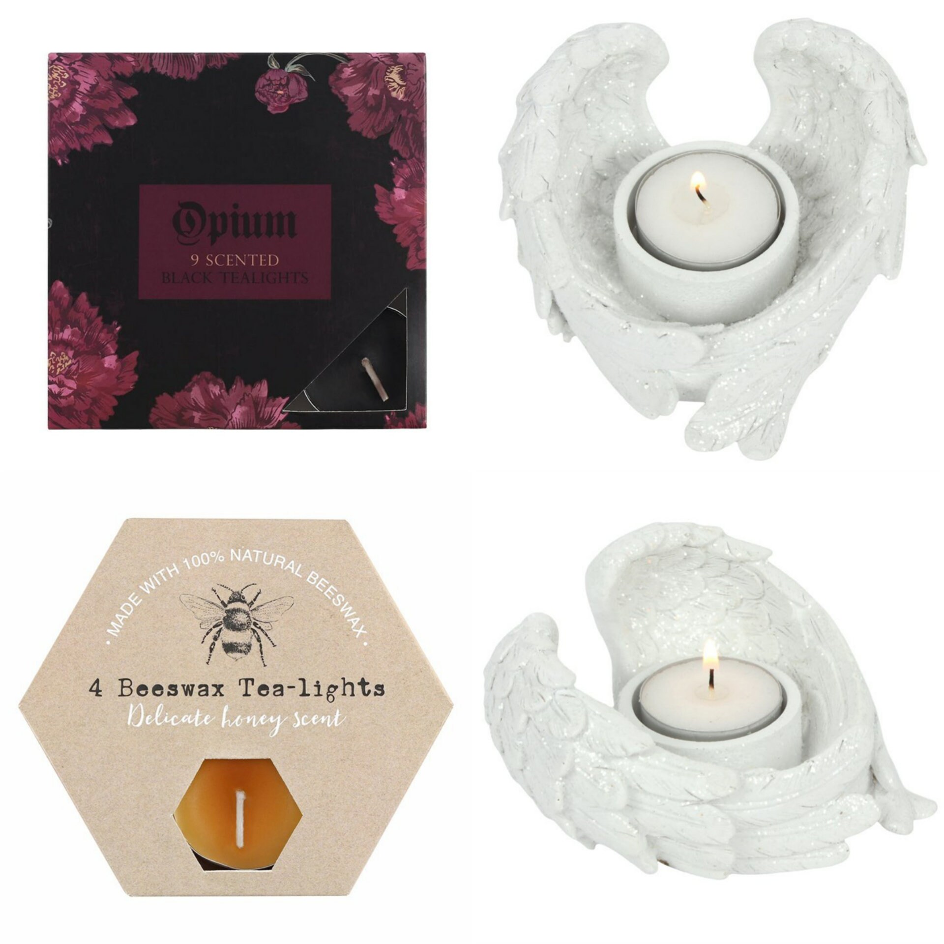 Angel Wing Tealight Candle Holder Scented Tea Light Gift Etsy