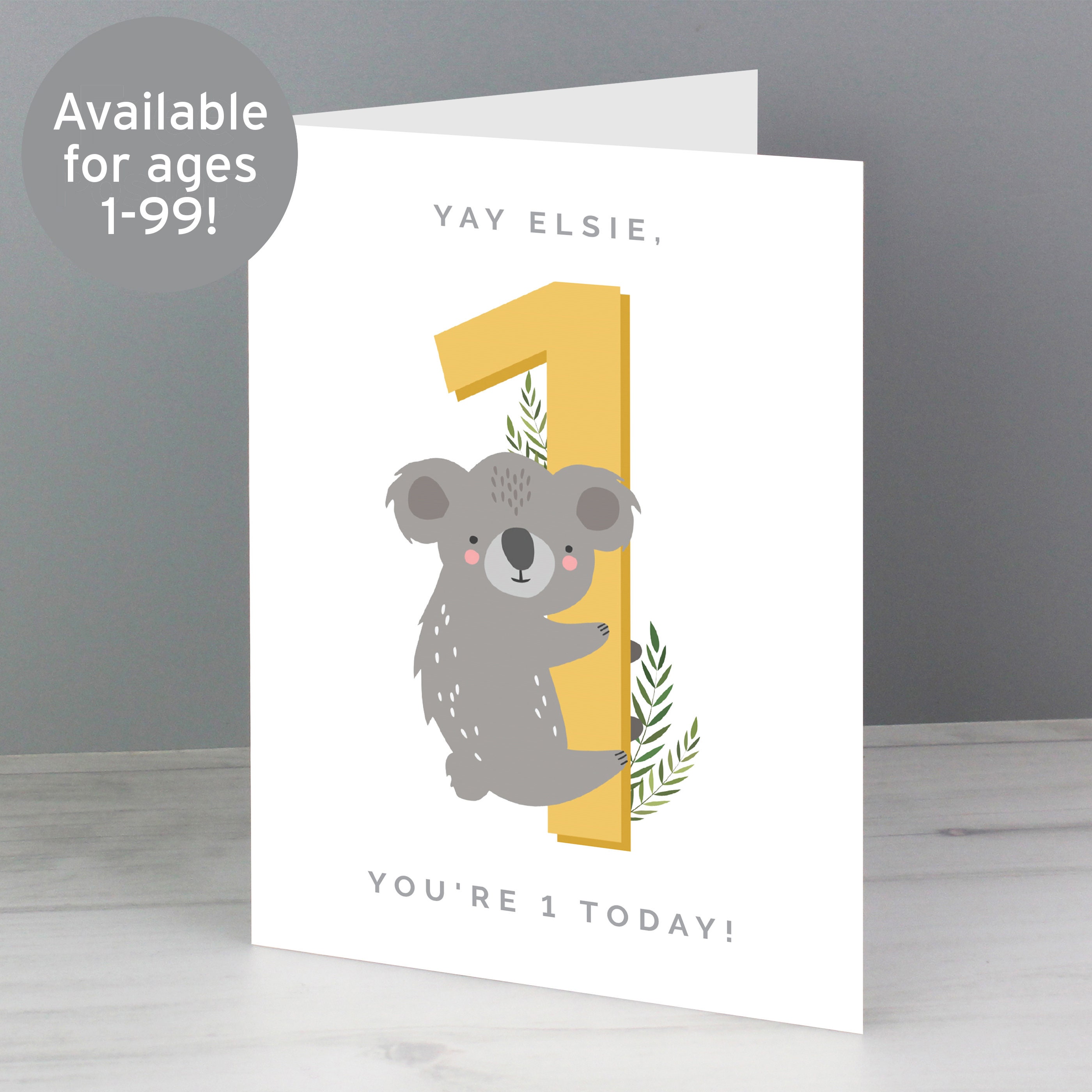 Personalised Zoo Animal Children's Greeting Birthday Card Etsy UK