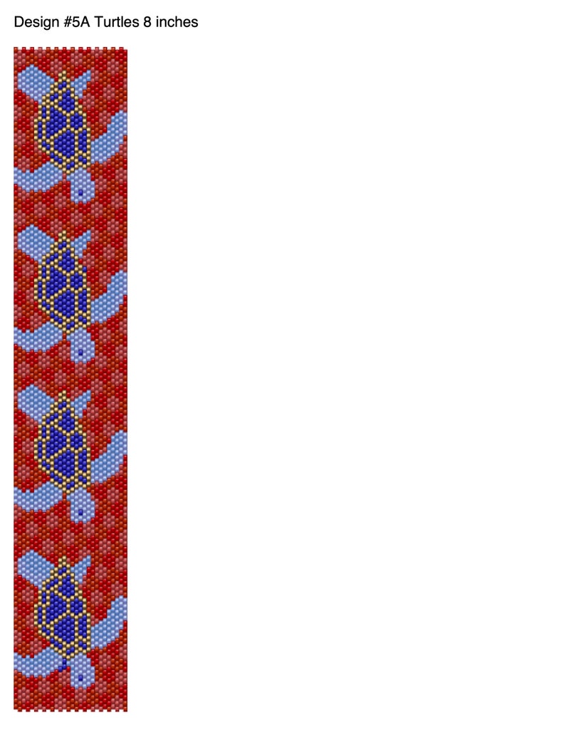 8 Inch Turtle Peyote Stitch Pattern - Etsy