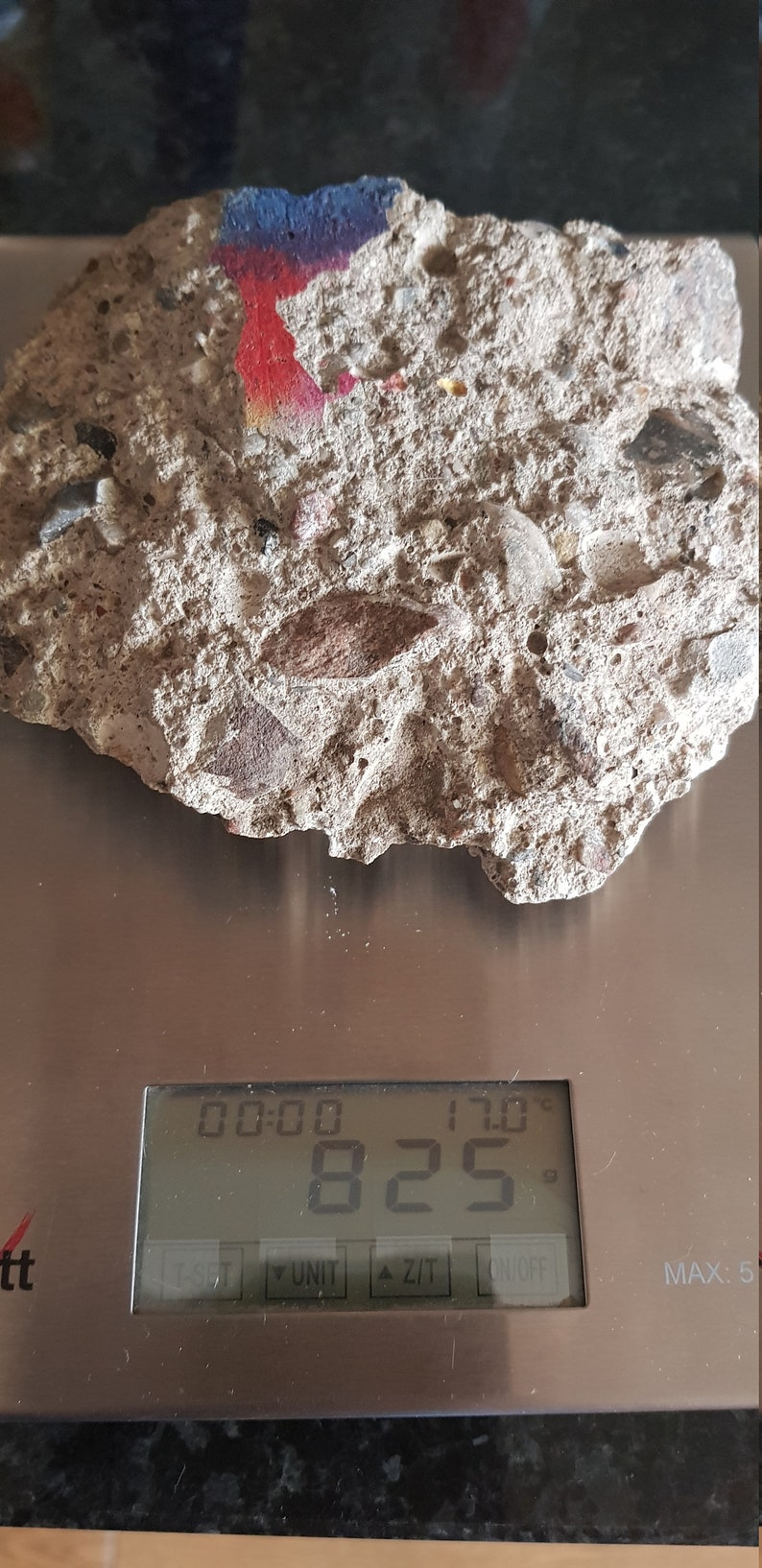 Original Piece of The Berlin Wall 15 cm x 12 cm Great Collectors Historical Item