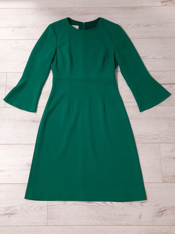 Emerald Green Dress for Woman Formal Dresses for Women With Flare Sleeves Size  8 - Etsy