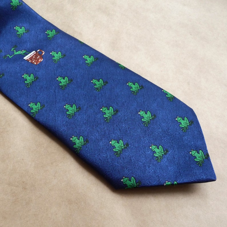 Green Frog Tie Funny Mens Ties Animal Tie Frog Lover Gift - Etsy