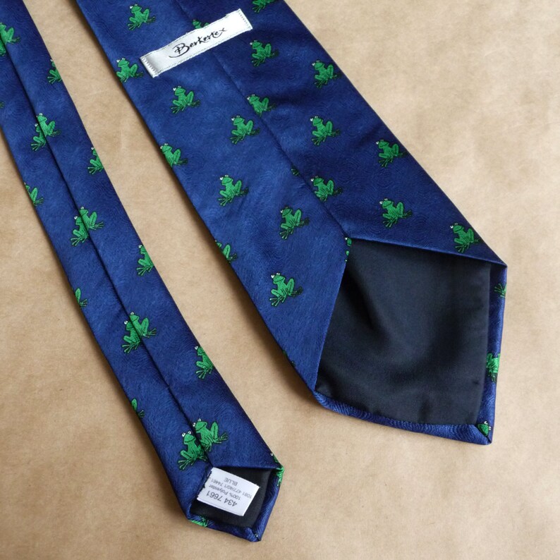 Green frog tie Funny mens ties Animal tie frog lover gift Etsy