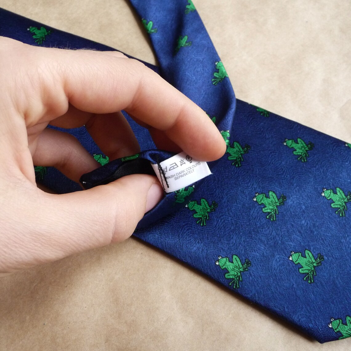 Green frog tie Funny mens ties Animal tie frog lover gift Etsy