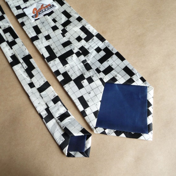 Geek Tie Crossword Puzzle Gifts Black And White Tie F Gem geek-tie-crossword-puzzle-gifts-black-and-white-tie-f-gem