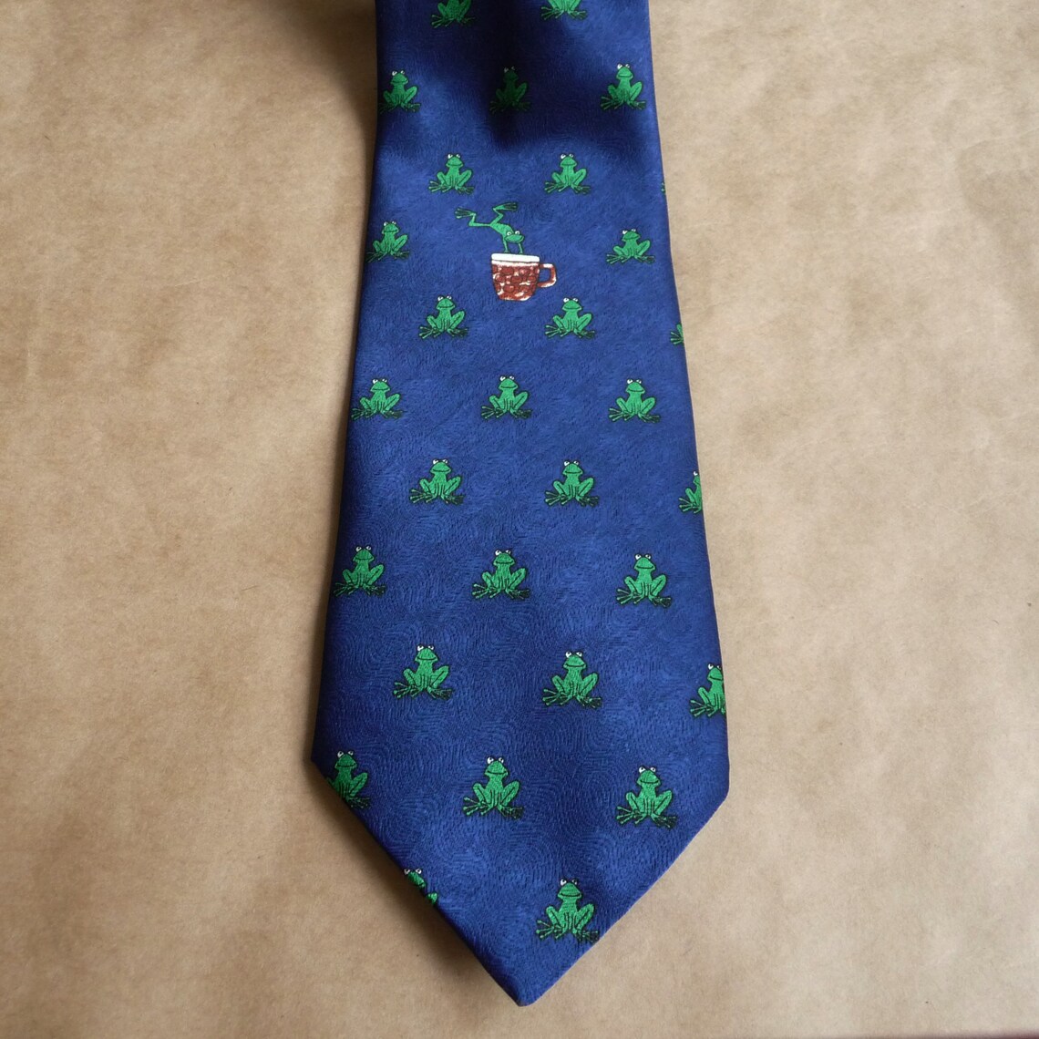 Green frog tie Funny mens ties Animal tie frog lover gift Etsy