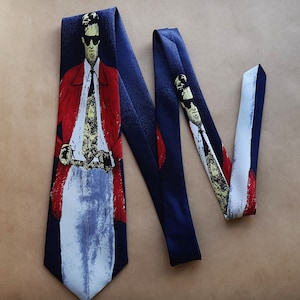 Funny necktie for office party  Geek tie cool man gifts Vintage tie gift for boyfriend funny