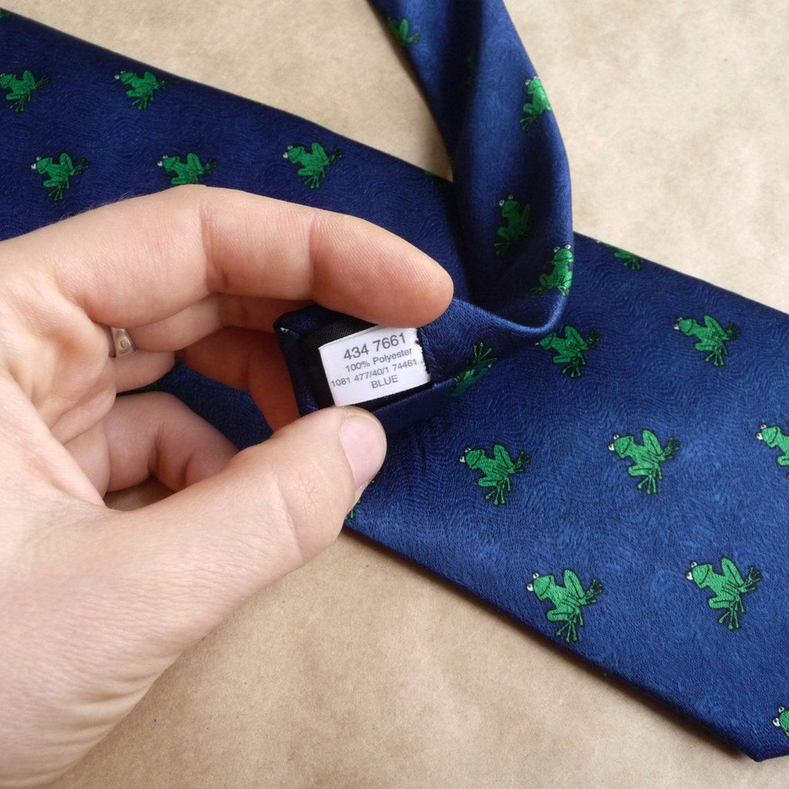Green frog tie Funny mens ties Animal tie frog lover gift Etsy