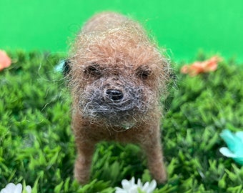 Needle Felted Border Terrier, Grizzle And Tan Border Terrier, Grizzle Terrier, Keepsake For Border Terrier Owners, Terrier Dogs, Tan Terrier