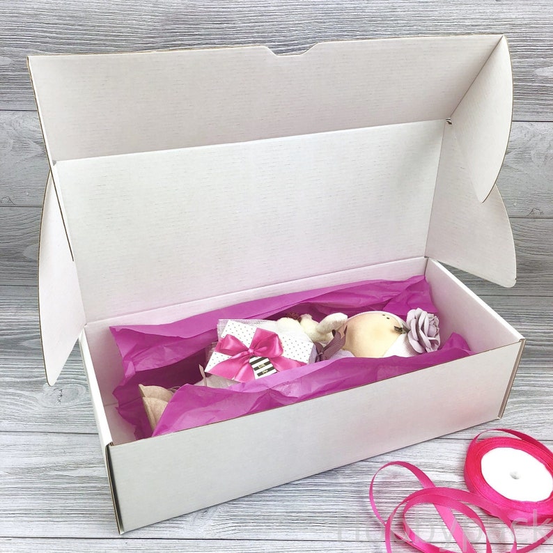 5 Blythe doll boxes Tilda doll box Kraft paper box Craft Etsy