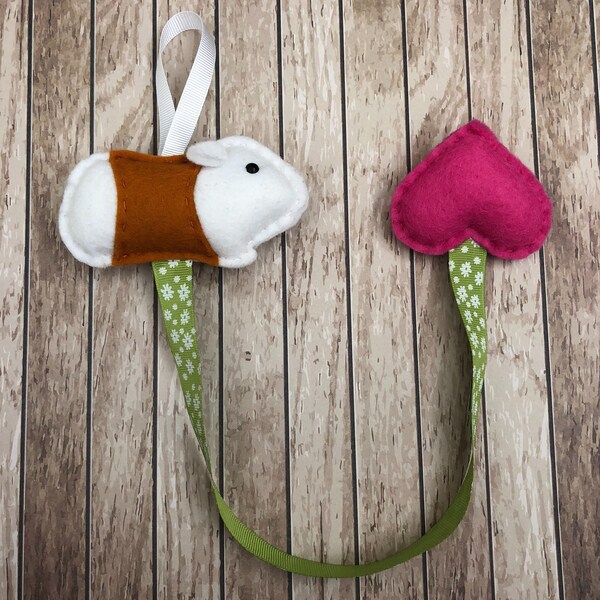 Handmade Guinea Pig Hair Bow Holder Hair Clip Accessory Organiser