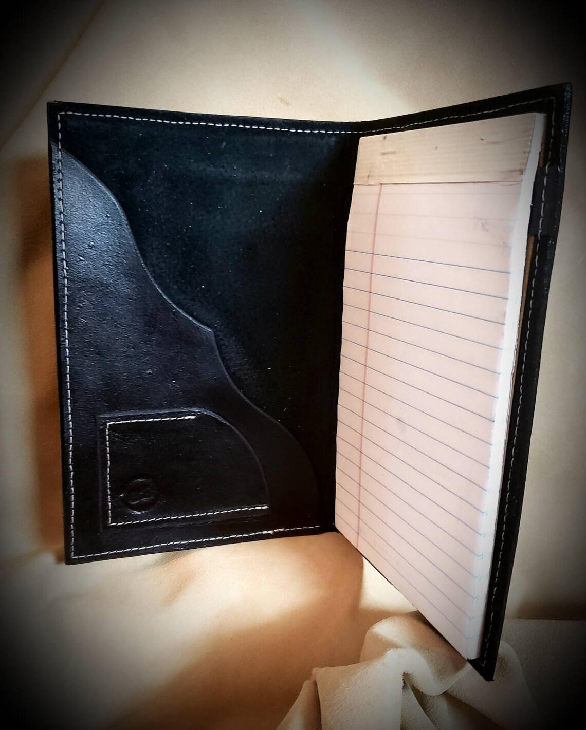Small Leather Notepad Cover Etsy
