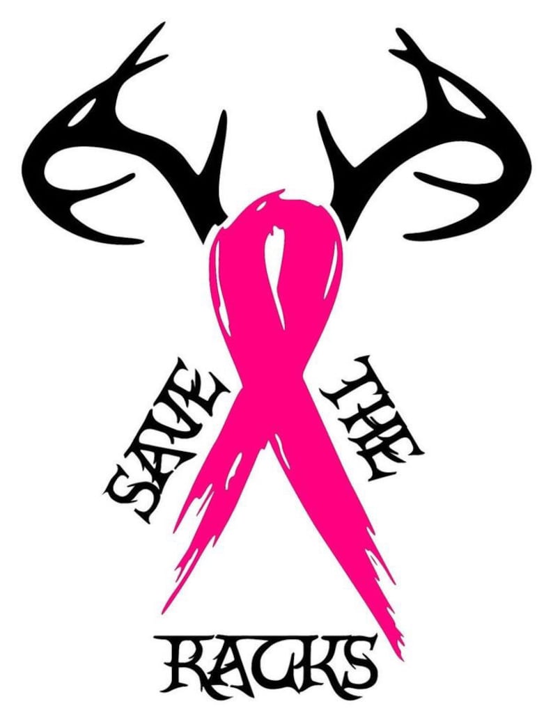 Save The Racks Breast Cancer Awareness Decal Etsy