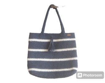 handmade knitted bag