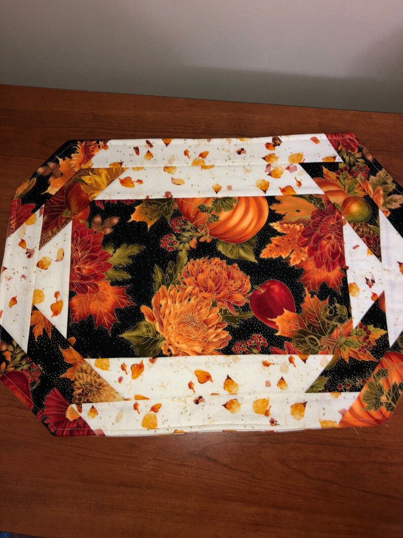 Fall Placemats set of 4 Etsy