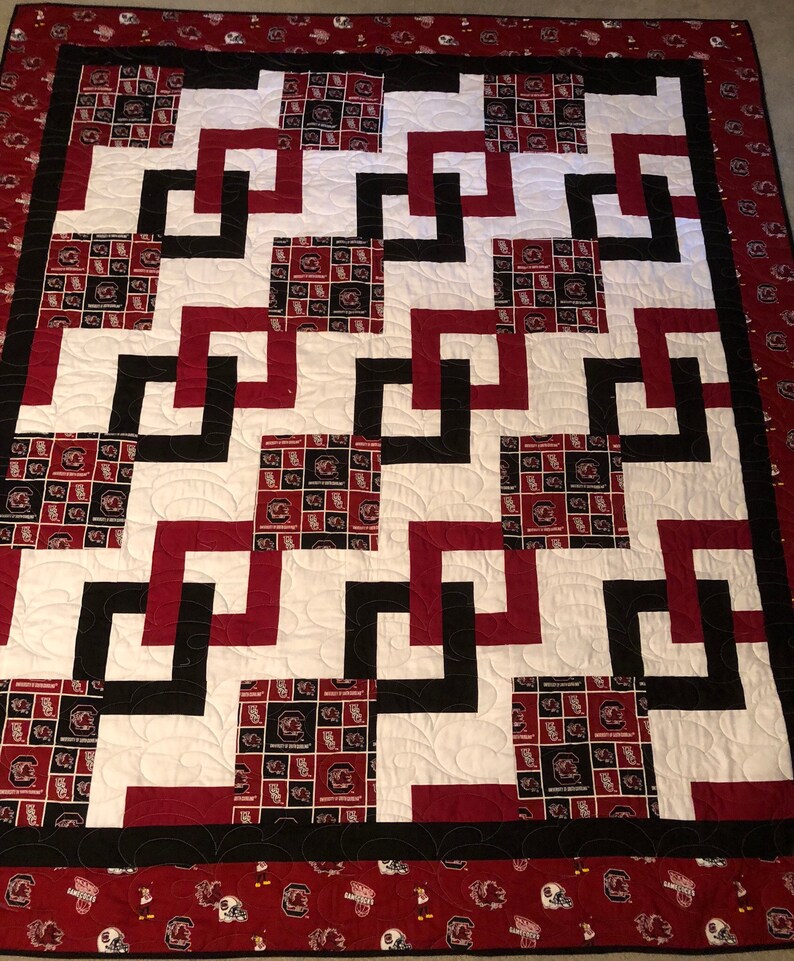 University of South Carolina Quilt Etsy