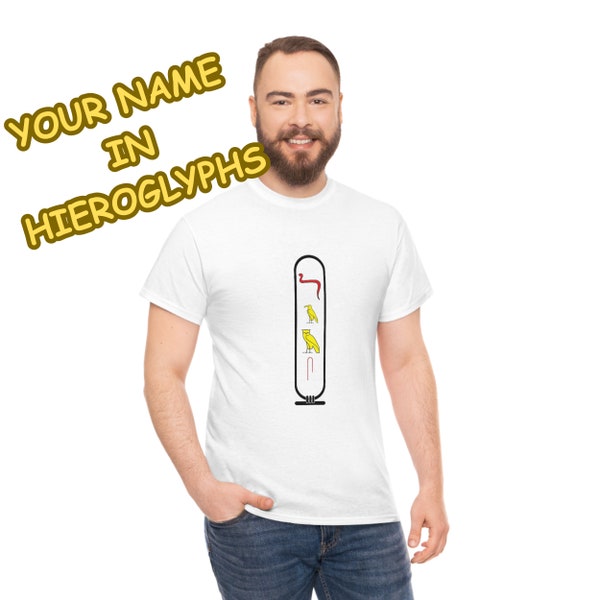 Write Your Name In Hieroglyphs Custom Your Name in Ancient Egyptian Style Personalized Hieroglyphic T-Shirts - Ancient Egyptian