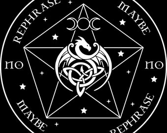 Wiccan Pendulum Board SVG
