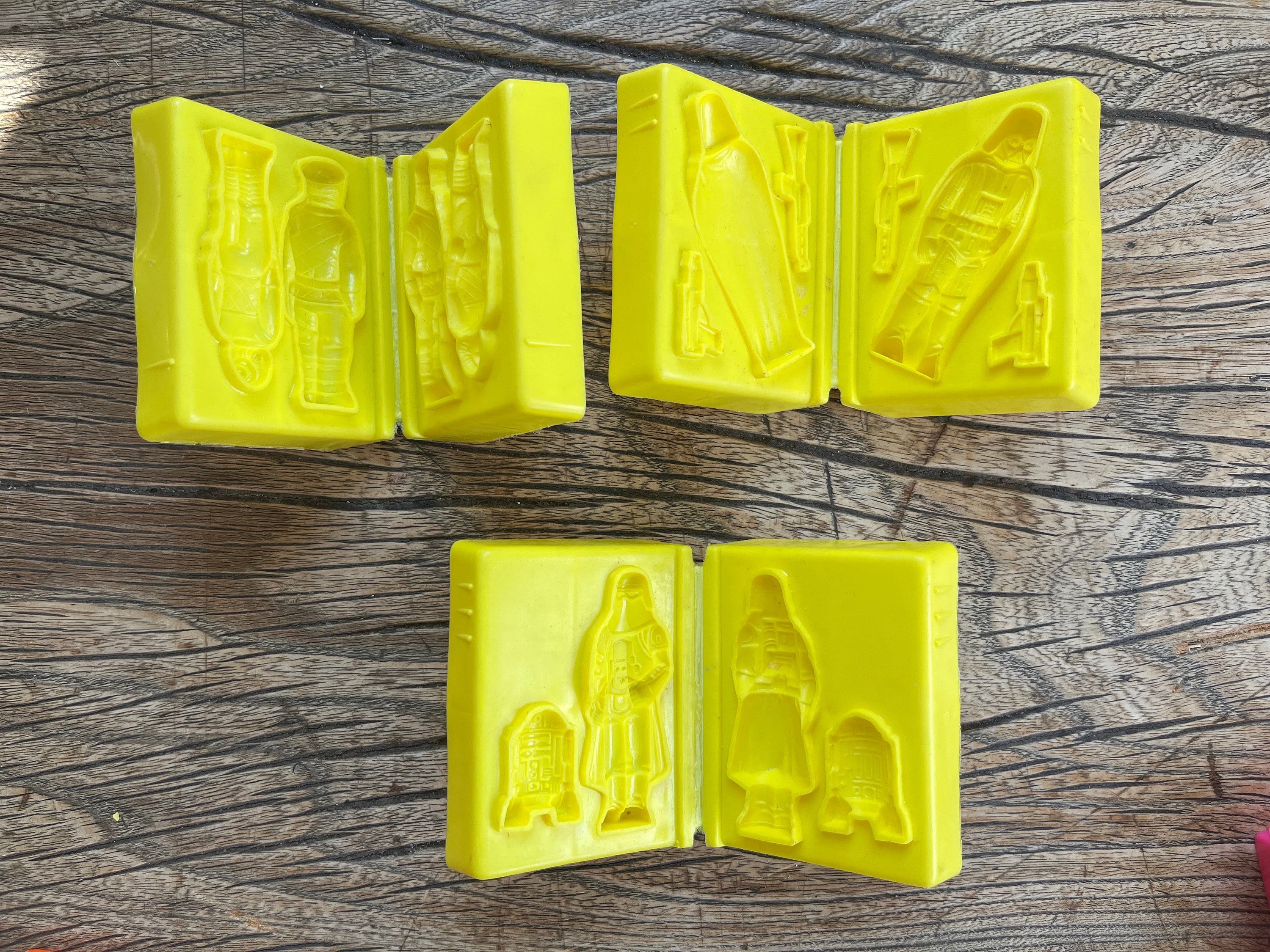 RARE Vintage 1980 Star Wars Play-doh Molds Lot of 3 VADER - Etsy