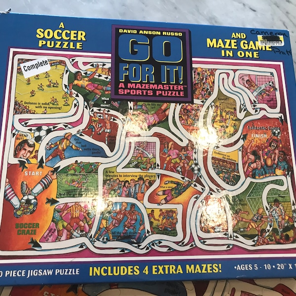 Soccer Jigsaw Puzzles Etsy