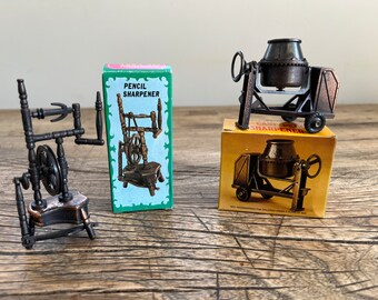 Antique Finish Die Cast Miniature Pencil Sharpener Printing