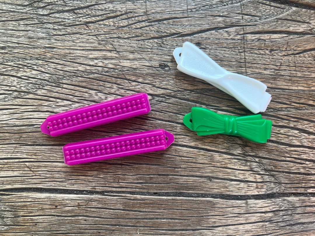 Vintage 1970s Large Barrettes France/ Goody Hair Clips Set Etsy