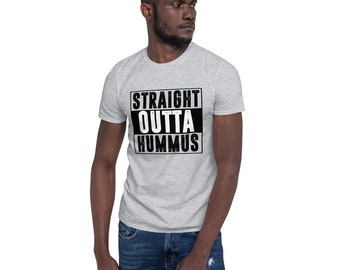 Straight Outta Hummus, Short-Sleeve Men's T-Shirt