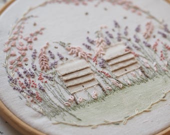 Imkerhaus - eine Stickpackung