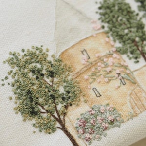 The Chateau - An embroidery kit from the Haven series by The Stitchery