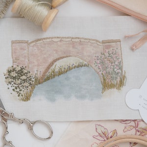 Kit de broderie pont sur l'eau image 1