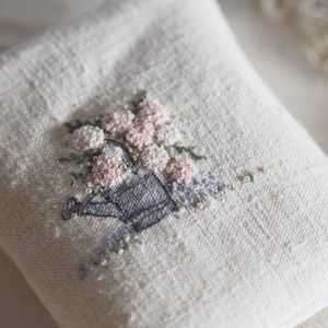 Watering Can - A mini embroidery from The Stitchery