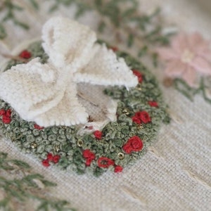 Deck the Halls - Um kit de bordado da série The Stitchery - Cartões postais da Inglaterra