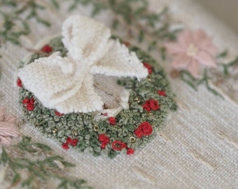 Deck the Halls -  An Embroidery kit from The Stitchery - Postcards from England series