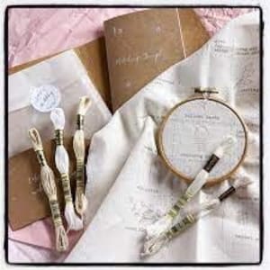 Sampler Kit from The Stitchery - New Linen Version (Anniversary edition)